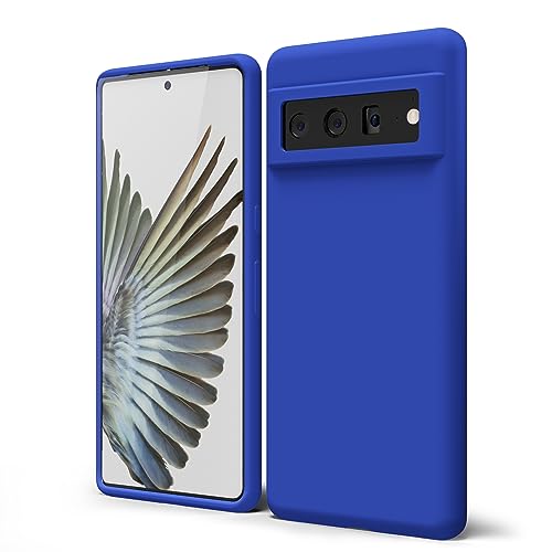 oakxco für Google Pixel 6 Pro Hülle Silikon Case mit Kameraschutz, Ultra Dünn Bunt Handyhülle Mädchen, Einfarbig Handy Hülle Slim Schutzhülle, Matt TPU Weich Gummi Glatt Silikonhülle Bumper, Blau oakxco für Google Pixel 6 Pro Hülle Silikon Case mit Kameraschutz, Ultra Dünn Bunt Handyhülle Mädchen, Einfarbig Handy Hülle Slim Schutzhülle, Matt TPU Weich Gummi Glatt Silikonhülle Bumper, Blau von oakxco