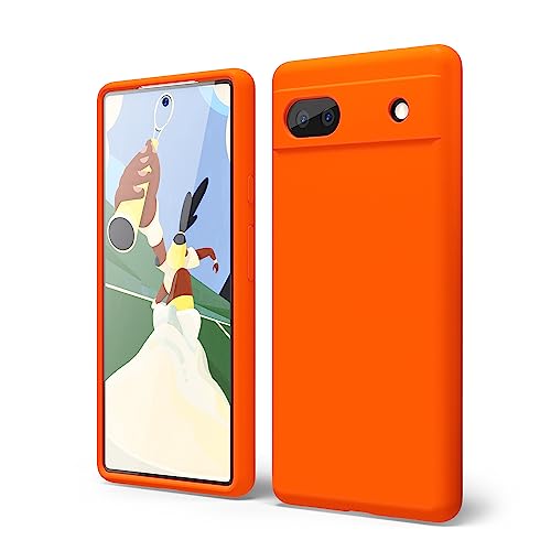 oakxco für Google Pixel 6A Hülle Silikon Case mit Kameraschutz, Ultra Dünn Bunt Handyhülle Mädchen, Einfarbig Handy Hülle Slim Schutzhülle, Matt TPU Weich Gummi Glatt Silikonhülle Bumper, Neon Orange oakxco für Google Pixel 6A Hülle Silikon Case mit Kameraschutz, Ultra Dünn Bunt Handyhülle Mädchen, Einfarbig Handy Hülle Slim Schutzhülle, Matt TPU Weich Gummi Glatt Silikonhülle Bumper, Neon Orange von oakxco