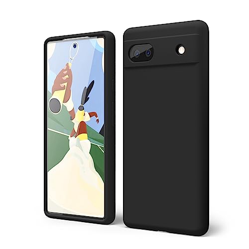 oakxco für Google Pixel 6A Hülle Silikon Case, Dünn Schutz Gummi Original Handyhülle, Weich Slim Matt TPU Kameraschutz Stoßfest rutschfest Kratzfest Schutzhülle, für Frauen Damen Mädchen, Schwarz oakxco für Google Pixel 6A Hülle Silikon Case, Dünn Schutz Gummi Original Handyhülle, Weich Slim Matt TPU Kameraschutz Stoßfest rutschfest Kratzfest Schutzhülle, für Frauen Damen Mädchen, Schwarz von oakxco