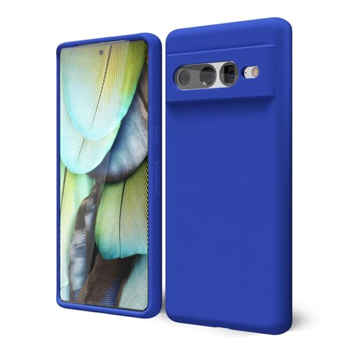 oakxco für Google Pixel 7 Pro Hülle Silikon Case, Dünn Schutz Gummi Original Handyhülle, Weich Slim Matt TPU Kameraschutz Stoßfest rutschfest Kratzfest Schutzhülle, für Frauen Damen Mädchen, Blau oakxco für Google Pixel 7 Pro Hülle Silikon Case, Dünn Schutz Gummi Original Handyhülle, Weich Slim Matt TPU Kameraschutz Stoßfest rutschfest Kratzfest Schutzhülle, für Frauen Damen Mädchen, Blau von oakxco