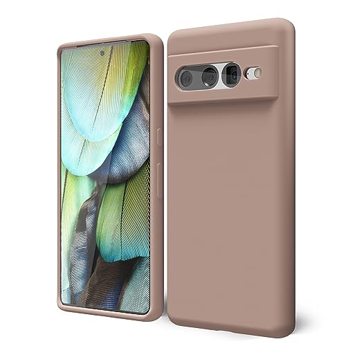 oakxco für Google Pixel 7 Pro Hülle Silikon Case, Dünn Schutz Gummi Original Handyhülle, Weich Slim Matt TPU Kameraschutz Stoßfest rutschfest Leicht Schutzhülle, für Frauen Damen Mädchen, Braun Khaki oakxco für Google Pixel 7 Pro Hülle Silikon Case, Dünn Schutz Gummi Original Handyhülle, Weich Slim Matt TPU Kameraschutz Stoßfest rutschfest Leicht Schutzhülle, für Frauen Damen Mädchen, Braun Khaki von oakxco