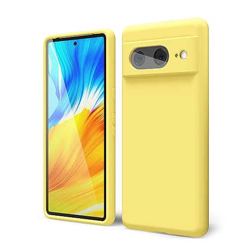 oakxco für Google Pixel 8 Hülle Silikon Case, Dünn Schutz Gummi Original Handyhülle, Weich Slim Matt TPU Kameraschutz Stoßfest rutschfest Kratzfest Leicht Schutzhülle, für Frauen Damen Mädchen, Gelb oakxco für Google Pixel 8 Hülle Silikon Case, Dünn Schutz Gummi Original Handyhülle, Weich Slim Matt TPU Kameraschutz Stoßfest rutschfest Kratzfest Leicht Schutzhülle, für Frauen Damen Mädchen, Gelb von oakxco