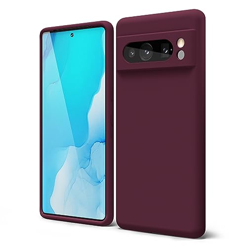 oakxco für Google Pixel 8 Pro Hülle Silikon Case, Dünn Schutz Gummi Original Handyhülle, Weich Slim Matt TPU Kameraschutz Stoßfest rutschfest Kratzfest Schutzhülle, für Frauen Damen Mädchen, Weinrot oakxco für Google Pixel 8 Pro Hülle Silikon Case, Dünn Schutz Gummi Original Handyhülle, Weich Slim Matt TPU Kameraschutz Stoßfest rutschfest Kratzfest Schutzhülle, für Frauen Damen Mädchen, Weinrot von oakxco