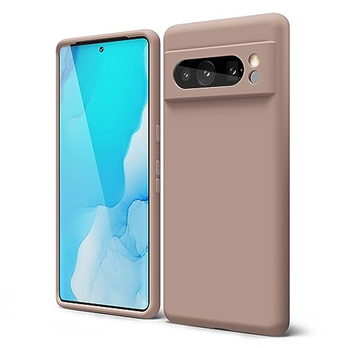 oakxco für Google Pixel 8 Pro Hülle Silikon Case, Dünn Schutz Gummi Original Handyhülle, Weich Slim Matt TPU Kameraschutz Stoßfest rutschfest Leicht Schutzhülle, für Frauen Damen Mädchen, Braun Khaki oakxco für Google Pixel 8 Pro Hülle Silikon Case, Dünn Schutz Gummi Original Handyhülle, Weich Slim Matt TPU Kameraschutz Stoßfest rutschfest Leicht Schutzhülle, für Frauen Damen Mädchen, Braun Khaki von oakxco