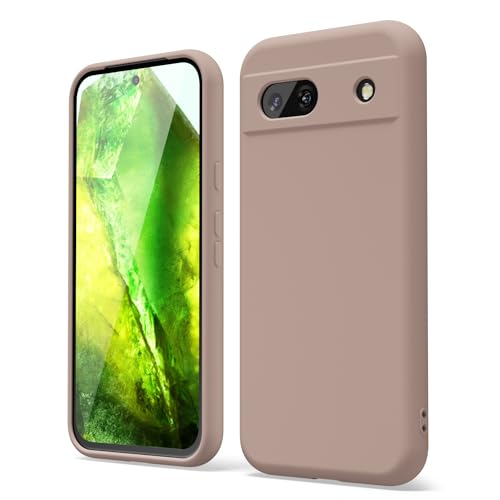 oakxco für Google Pixel 8A Hülle Silikon Case mit Kameraschutz, Ultra Dünn Bunt Handyhülle Mädchen, Einfarbig Handy Hülle Slim Schutzhülle, Matt TPU Weich Gummi Glatt Silikonhülle Bumper, Braun Khaki oakxco für Google Pixel 8A Hülle Silikon Case mit Kameraschutz, Ultra Dünn Bunt Handyhülle Mädchen, Einfarbig Handy Hülle Slim Schutzhülle, Matt TPU Weich Gummi Glatt Silikonhülle Bumper, Braun Khaki von oakxco