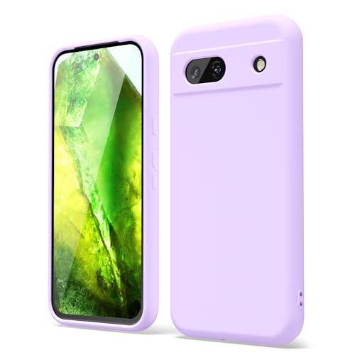 Oakxco für Google Pixel 8A Hülle Silikon Case mit Kameraschutz, Ultra Dünn Bunt Handyhülle Mädchen, Einfarbig Handy Hülle Slim Schutzhülle, Matt TPU Weich Gummi Glatt Silikonhülle Bumper, Lila Flieder Oakxco für Google Pixel 8A Hülle Silikon Case mit Kameraschutz, Ultra Dünn Bunt Handyhülle Mädchen, Einfarbig Handy Hülle Slim Schutzhülle, Matt TPU Weich Gummi Glatt Silikonhülle Bumper, Lila Flieder von oakxco