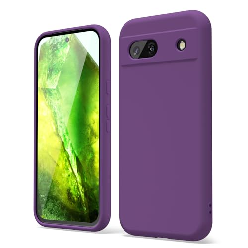 oakxco für Google Pixel 8A Hülle Silikon Case mit Kameraschutz, Ultra Dünn Bunt Handyhülle Mädchen, Einfarbig Handy Hülle Slim Schutzhülle, Matt TPU Weich Gummi Glatt Silikonhülle, Violett Dunkelila oakxco für Google Pixel 8A Hülle Silikon Case mit Kameraschutz, Ultra Dünn Bunt Handyhülle Mädchen, Einfarbig Handy Hülle Slim Schutzhülle, Matt TPU Weich Gummi Glatt Silikonhülle, Violett Dunkelila von oakxco