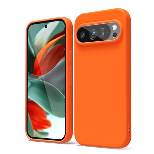 oakxco für Google Pixel 9 Pro XL Hülle Silikon Case, Dünn Gummi Gel Original Farbig Schutz Handyhülle, Weich Slim Matt Leicht TPU Stoßfest Kameraschutz Schutzhülle Schale, Neon Orange oakxco für Google Pixel 9 Pro XL Hülle Silikon Case, Dünn Gummi Gel Original Farbig Schutz Handyhülle, Weich Slim Matt Leicht TPU Stoßfest Kameraschutz Schutzhülle Schale, Neon Orange von oakxco