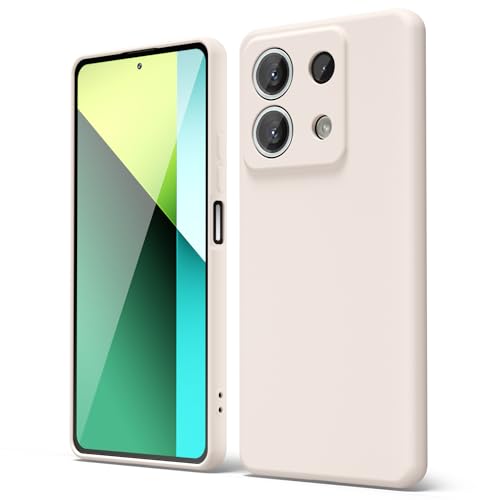 oakxco für Xiaomi Redmi Note 13 5G Hülle Silikon Case, Dünn Gummi Gel Original Farbig Schutz Handyhülle, Weich Slim Matt Leicht TPU Stoßfest Kameraschutz Schutzhülle Schale, Beige Titan oakxco für Xiaomi Redmi Note 13 5G Hülle Silikon Case, Dünn Gummi Gel Original Farbig Schutz Handyhülle, Weich Slim Matt Leicht TPU Stoßfest Kameraschutz Schutzhülle Schale, Beige Titan von oakxco
