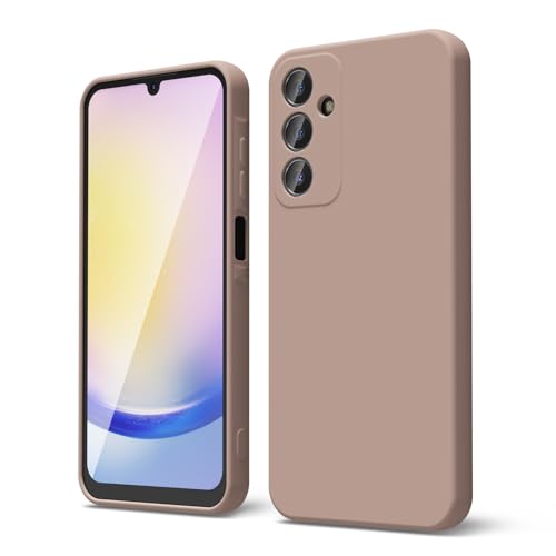 oakxco für Samsung Galaxy A25 5G Hülle Silikon mit Kameraschutz, Dünn Bunt Gummi Gel Einfarbig Schutz Handyhülle, Weich Slim Matt Handy Hülle, Cute Elegant Schutzhülle für Mädchen Männer, Braun Khaki oakxco für Samsung Galaxy A25 5G Hülle Silikon mit Kameraschutz, Dünn Bunt Gummi Gel Einfarbig Schutz Handyhülle, Weich Slim Matt Handy Hülle, Cute Elegant Schutzhülle für Mädchen Männer, Braun Khaki von oakxco