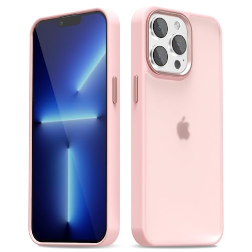 oakxco für iPhone 13 Pro Max Hülle Durchsichtig Matt, Glatt Transparent Handy Hülle Dünn Klar Handyhülle Slim, Hart Plastik Schutzhülle & Einfarbig Bunt TPU Weich Gummi Silikon Bumper, Rosa Pink oakxco für iPhone 13 Pro Max Hülle Durchsichtig Matt, Glatt Transparent Handy Hülle Dünn Klar Handyhülle Slim, Hart Plastik Schutzhülle & Einfarbig Bunt TPU Weich Gummi Silikon Bumper, Rosa Pink von oakxco