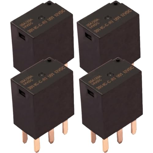 4Stück 301-1C-C-R1 U01 DC12V 35A 5pins Motorjacht Relais von obqo