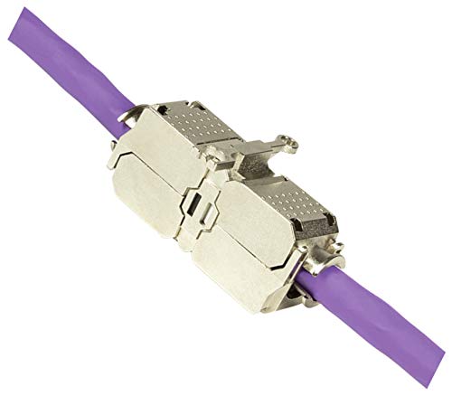 odedo CAT 6A / 7 feldkonfektionierbarer Kabelverbinder STP 10GE geschirmt werkzeugfreie Montage AWG 22-26 werkzeugfreies Verbindungsmodul Patchkabel Verlegekabel, Field Assembly Cable Connector von odedo