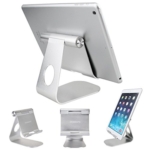 Tablet Ständerhalter, Oenbopo 270° Drehbarer Aluminium Desktop Tablet Ständer für iPad Pro iPad Mini iPad Air iPhone 7 / 7Plus 6S Plus 5S 5C Samsung S6 S5 S4 S3 Tablet PC GPS von oenbopo