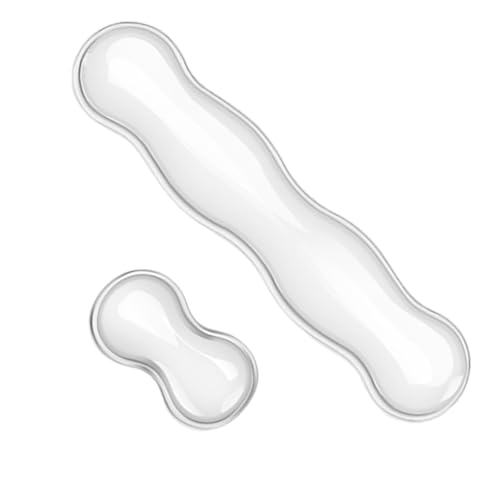 Ergonomisches Handgelenkauflage-Set für Tastatur und Handgelenk, bequemes, kühles Silikon-Pad für Büroarbeit und Gaming von ohodhmnu