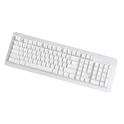 ohodhmnu 104 Tasten weiße Tastenkappen XDA Höhe nicht graviert für verschiedene mechanische Tastaturen für minimalistische Tastaturliebhaber ohodhmnu 104 Tasten weiße Tastenkappen XDA Höhe nicht graviert für verschiedene mechanische Tastaturen für minimalistische Tastaturliebhaber von ohodhmnu