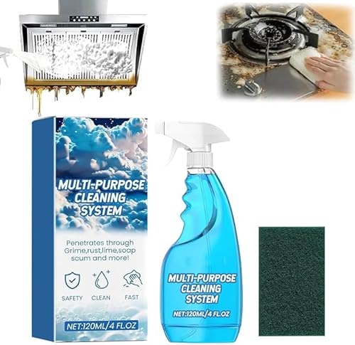120 ml Spritzschaumspray – Spritzschaumspray Allzweckreiniger, Mehrzweck-Backofen-Reinigungssystem für Küche und Bad (1pcs) von oihgerg