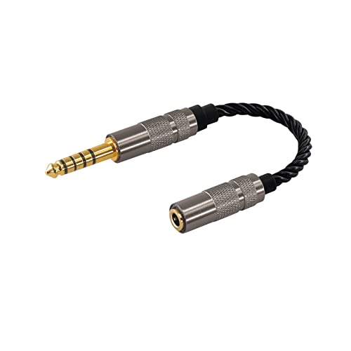 Kopfhörer-Splitter, 4,4 mm Buchse auf Stecker, Audio-Splitter, Verlängerungskabel, Mikrofon, Stereo-Headset-Adapter, Kopfhörerbuchse für Konvertierung, verlustfreie Klangqualität für Laptop, Lautsprecher, PC-Adapter Kopfhörer-Splitter, 4,4 mm Buchse auf Stecker, Audio-Splitter, Verlängerungskabel, Mikrofon, Stereo-Headset-Adapter, Kopfhörerbuchse für Konvertierung, verlustfreie Klangqualität für Laptop, Lautsprecher, PC-Adapter von okcsc