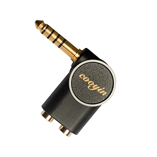 okcsc Audio-Adapter Stereo mit 4,4 mm Klinkenstecker Stereo männlich und 3,5 mm Klinke weiblich vergoldete Kontakte Adapter Kopfhöreranschluss 6N Kupfer monokristallin + 4N Kupfer Silber für Sony von okcsc