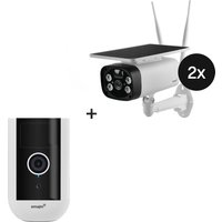 omajin Solar Camera 2er-Set + Wireless Security Camera von omajin