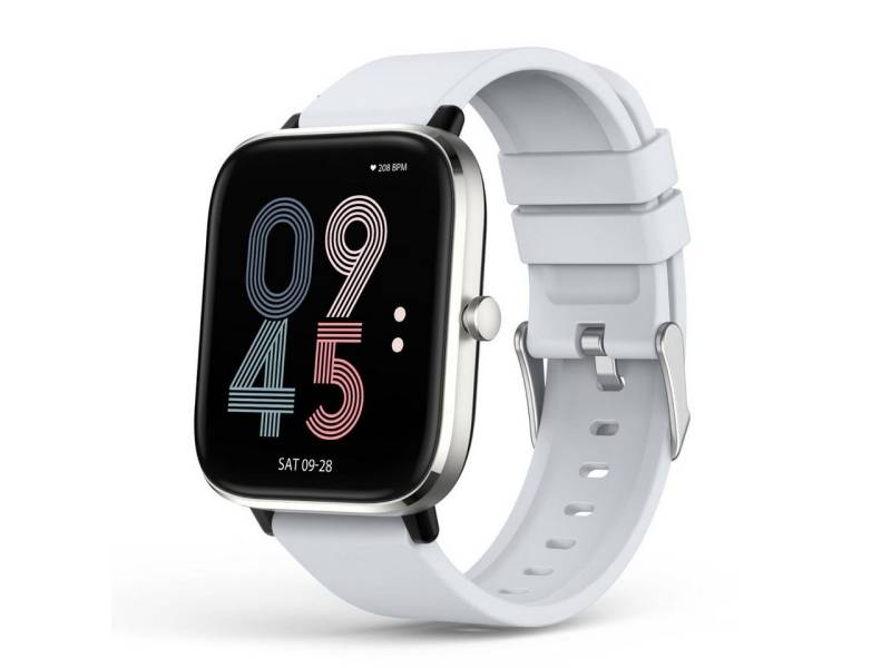 ombar Damen Herren Smartwatch,1.7" HD Voll Touchscreen, IP67 Fitness Uhr Smartwatch (für Android IOS 1.7 Zoll), mit Pulsmesser Schlafmonitor Stoppuhr Musiksteuerung, Sportuhr von ombar