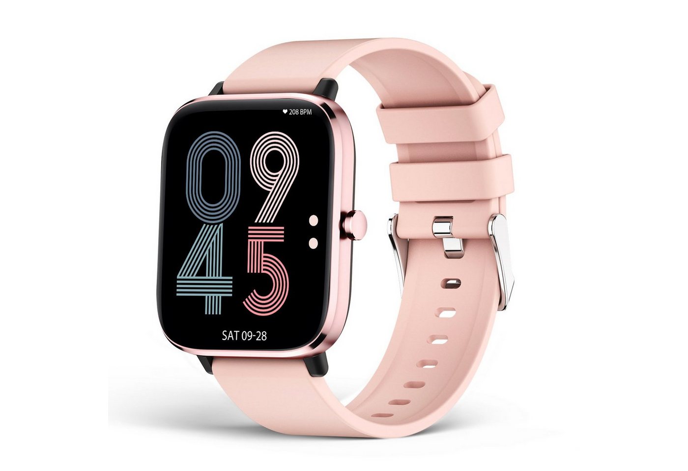 ombar Fitness Tracker Uhr Damen und Herren Smartwatch (Pulsmesser Schrittzähler Schlafmonitor cm/1,7" HD Voll Touchscreen Zoll Zoll), IP67 Wasserdicht Fitness Uhr, Uhren Watch für Android IOS von ombar