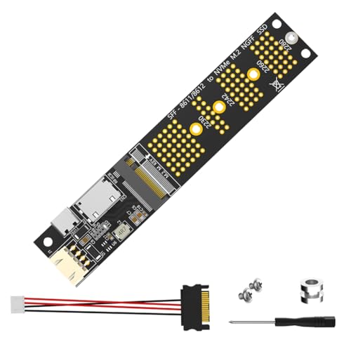 omiinitio NVME HDDS SFF 8611 8612 Adapter Risers Card Für Computerverbindung Und Bürokompatibilität von omiinitio