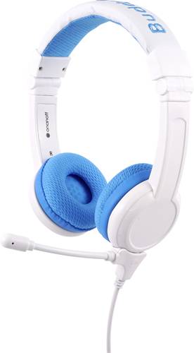 Onanoff BuddyPhones® Kinder On Ear Headset kabelgebunden Blau Lautstärkebegrenzung, Faltbar, Heads von onanoff
