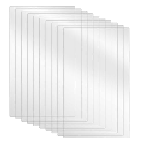 10Stück 200mm x 140mm x 0.1mm Dicke FEP Film für Elegoo/Anycubic / Nova3D / Phrozen/Creality/Voxelab DLP 3D Drucker - Ersatz LCD/SLA Harz Freisetzung Folie von oneforus