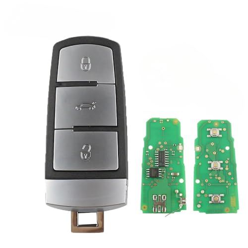 Fernbedienung Schlüsselkarte Autoschlüssel Tasten gehäuse für VW Passat B6 3C B7 Magotan CC Halb Smart 3Tasten 433MHZ ID48 Chip von onetop1