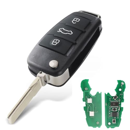 Funkschlüssel 433mhz Autofernschlüssel für Audi Q7 B7 Q3 A3 TT A2 A8 A6 A6L A4 S5 C5 C6 B6 A4L A5 Q5 S RS S18X0837220 8P0837220D 8P0837220Q/8P0837220K ID48 Funkschlüssel 433mhz Autofernschlüssel für Audi Q7 B7 Q3 A3 TT A2 A8 A6 A6L A4 S5 C5 C6 B6 A4L A5 Q5 S RS S18X0837220 8P0837220D 8P0837220Q/8P0837220K ID48 von onetop1