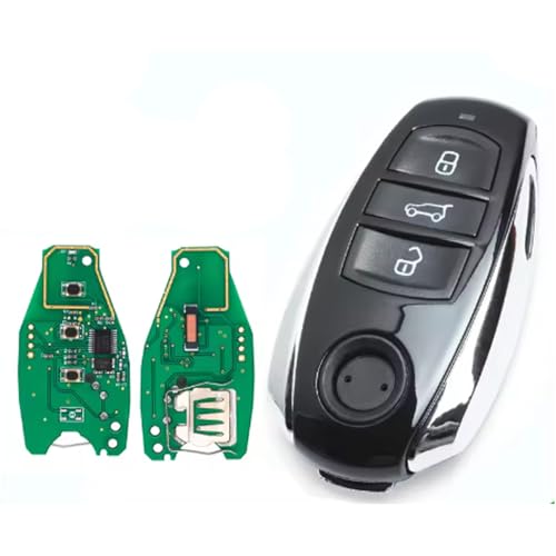 für VW Touareg 2010-2014 HitagCVGA PCF7945AC Chip 433Mhz 868Mhz Smart Remote Autoschlüsselanhänger 3 Tasten (868MHz) von onetop1