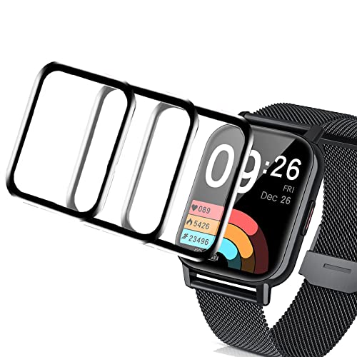 Onetuo Schutzfolie für AooDen 1.69 Zoll smartwatch, HD klar Flexible TPU Folie [Blasenfreie] [Kompatibel mit Hülle] [Premium-Qualität]Displayschutzfolie (3 pack) von onetuo