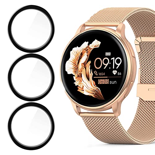 onetuo Schutzfolie Kompatibel für Nemheng N33 Smartwatch, HD klar Flexible TPU Displayschutzfolie für Nemheng N33 1,32" Smartwatch (3 Pack) von onetuo