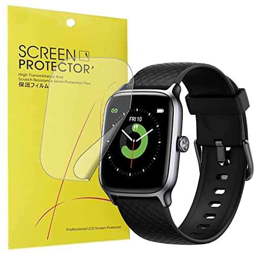 onetuo Schutzfolie Kompatibel für Oraimo EW1 Smartwatch, HD klar Flexible TPU Folie [Blasenfreie] [Kompatibel mit Hülle] [Premium-Qualität]Displayschutzfolie (6 Pack) von onetuo
