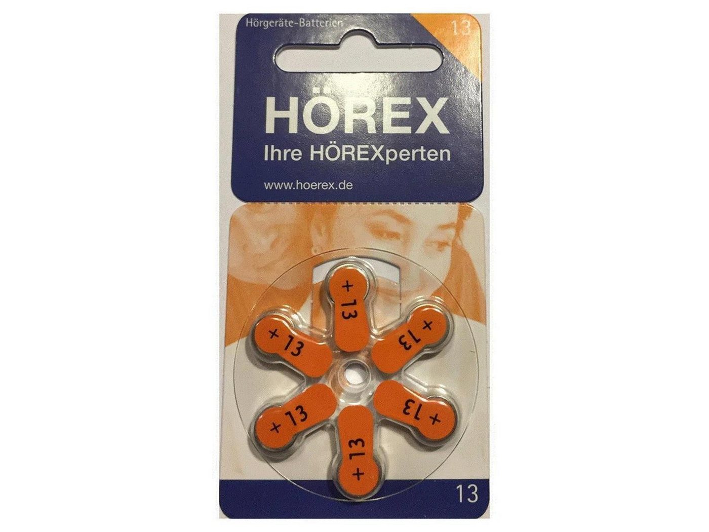 optiker-dietrich.de Hörex Classic Hörgeräte Batterien 13er 20 Blister (120 Batterien) Knopfzelle von optiker-dietrich.de