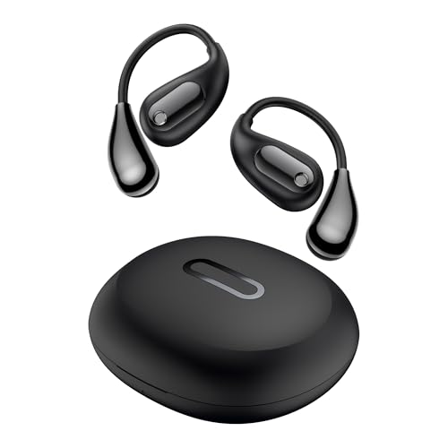 Open-Ear-Kopfhörer, Bluetooth 5.4-Ohrhörer mit Stereo-Sound, kabellose Kopfhörer mit 30 Stunden Wiedergabe, Aufladen über Typ C, klare HD-Anrufe, Touch-Steuerung, wasserdichte IPX5-Open-Ear-Ohrhörer von oraolo