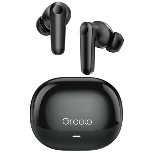 oraolo Kopfhörer Kabellos Bluetooth, In Ear Kopfhörer BT5.4 mit 4 ENC Noise Cancelling Mic, Mini Bluetooth Headphones, In-Ear Headphones Mit 13mm Audio-Laufwerk, 32-Stunden-Akku, mit Typ-C-Ladung oraolo Kopfhörer Kabellos Bluetooth, In Ear Kopfhörer BT5.4 mit 4 ENC Noise Cancelling Mic, Mini Bluetooth Headphones, In-Ear Headphones Mit 13mm Audio-Laufwerk, 32-Stunden-Akku, mit Typ-C-Ladung von oraolo