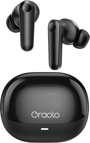 oraolo Kopfhörer Kabellos Bluetooth, In Ear Kopfhörer BT5.4 mit 4 ENC Noise Cancelling Mic, Mini Bluetooth Headphones, In-Ear Headphones Mit 13mm Audio-Laufwerk, 32-Stunden-Akku, mit Typ-C Ladung oraolo Kopfhörer Kabellos Bluetooth, In Ear Kopfhörer BT5.4 mit 4 ENC Noise Cancelling Mic, Mini Bluetooth Headphones, In-Ear Headphones Mit 13mm Audio-Laufwerk, 32-Stunden-Akku, mit Typ-C Ladung von oraolo