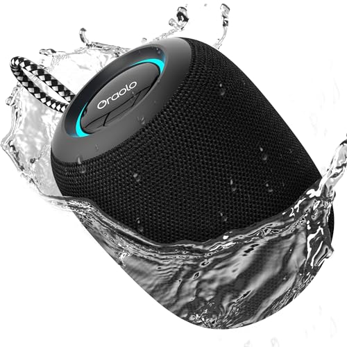 oraolo Tragbarer Bluetooth-Lautsprecher, 15W Bluetooth-Lautsprecher, Leistungsstark, Wasserdicht IPX7, Bluetooth 5.3, extra aktiver Bass, Freisprecheinrichtung für Zuhause, Outdoor, Dusche oraolo Tragbarer Bluetooth-Lautsprecher, 15W Bluetooth-Lautsprecher, Leistungsstark, Wasserdicht IPX7, Bluetooth 5.3, extra aktiver Bass, Freisprecheinrichtung für Zuhause, Outdoor, Dusche von oraolo