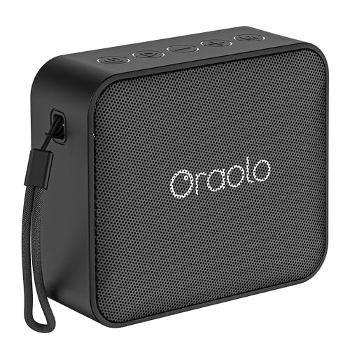 oraolo Tragbarer Bluetooth-Lautsprecher, BT5.3 Tragbarer Lautsprecher, IPX7 Wasserdicht, 8H Spielzeit Unterstützt TF, USB, Lautsprecher Kabellos Bluetooth für Zuhause, Radfahren, Outdoor oraolo Tragbarer Bluetooth-Lautsprecher, BT5.3 Tragbarer Lautsprecher, IPX7 Wasserdicht, 8H Spielzeit Unterstützt TF, USB, Lautsprecher Kabellos Bluetooth für Zuhause, Radfahren, Outdoor von oraolo
