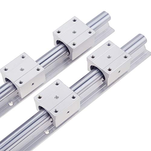 2 set SBR12 Linearschienenführung 400 MM SBR12UU mit Schieber,2 Pcs Metall Linearschienen Gleitschiene Welle+4Pcs SBR12UU Linearwagen Block für Werkzeugmaschine, Ordner,Schweißmaschine usw. 2 set SBR12 Linearschienenführung 400 MM SBR12UU mit Schieber,2 Pcs Metall Linearschienen Gleitschiene Welle+4Pcs SBR12UU Linearwagen Block für Werkzeugmaschine, Ordner,Schweißmaschine usw. von orgry