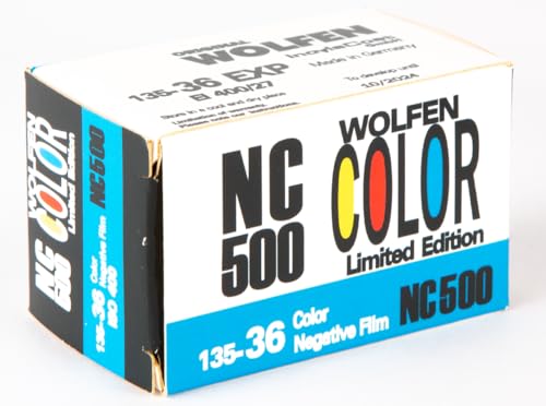 original WOLFEN (ORWO) NC500 Color Kleinbildfilm 400 ASA 36 Aufnahmen Made in Germany von ORWO