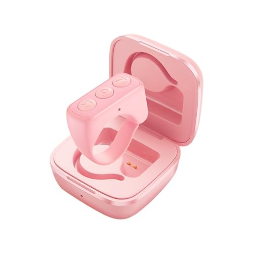 osiuujkw Bluetooth Fernbedienung für Telefon Video Seiten Scrolling, Bluetooth Fernbedienung mit Ladehülle, ABS Scrolling Ring, Rosa osiuujkw Bluetooth Fernbedienung für Telefon Video Seiten Scrolling, Bluetooth Fernbedienung mit Ladehülle, ABS Scrolling Ring, Rosa von osiuujkw