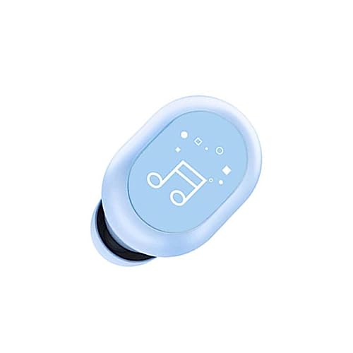 osiuujkw Kabelloser Mini Ohrhörer Bluetooth kompatibles V5.0 In Ear Touch Control Headset IPX4 Wasserdichter Kopfhörer Sound Freisprechkopfhörer, Blau von osiuujkw