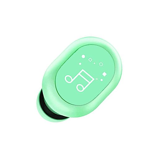 osiuujkw Kabelloser Mini Ohrhörer Bluetooth kompatibles V5.0 In Ear Touch Control Headset IPX4 Wasserdichter Kopfhörer Sound Freisprechkopfhörer, Grün von osiuujkw