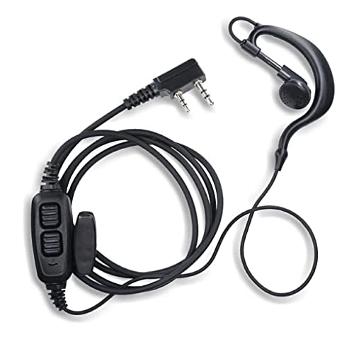 osiuujkw Kopfhörer mit Kabel, doppelte PTT Taste, Flexibler Headset Ohrhörer, hochempfindliches Mikrofon, Starke Verdeckung, Audio Zubehör, Gamer osiuujkw Kopfhörer mit Kabel, doppelte PTT Taste, Flexibler Headset Ohrhörer, hochempfindliches Mikrofon, Starke Verdeckung, Audio Zubehör, Gamer von osiuujkw