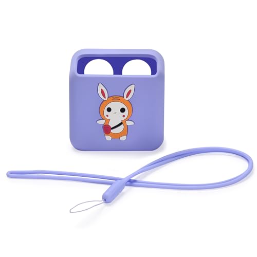 osiuujkw YOTO Mini Audio Player Silikonhülle im Stil des ProtectSoft Silikons passt und umhüllt den Mini Audio Player für Kinder, Lavendel von osiuujkw