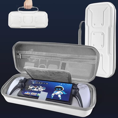 otuiaim Tragbarer Tasche kompatibel mit Playstation Portal PS5 Portal, Stoßfestes Wasserdichtes Eva-Hartschalen Tragetasche mit Samt-Bildschirmschutz, Zubehörtasche und Rutschfestem Griff otuiaim Tragbarer Tasche kompatibel mit Playstation Portal PS5 Portal, Stoßfestes Wasserdichtes Eva-Hartschalen Tragetasche mit Samt-Bildschirmschutz, Zubehörtasche und Rutschfestem Griff von otuiaim