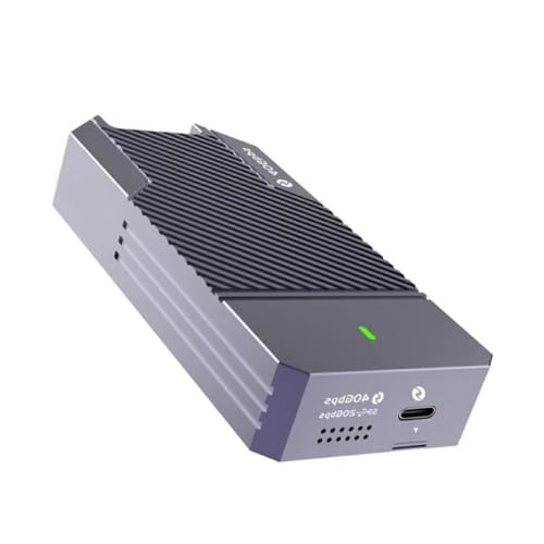 oueyfer 40 Gbit/s Externe Festplatte M.2 NVMe PCIe SSD Gehäuse Gehäuse Für 3/4 USB3.2/3.1/3.0/2 0 Disk Box 40 Gbit/s SSD Gehäuse von oueyfer